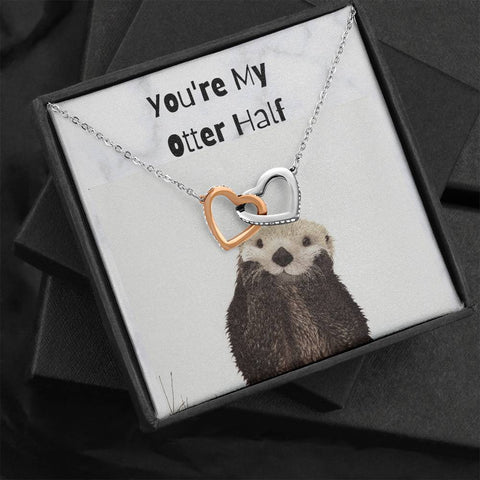 You Are My OTTER Half - Heart Shaped Necklace