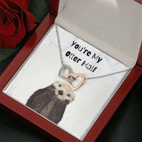 You Are My OTTER Half - Heart Shaped Necklace