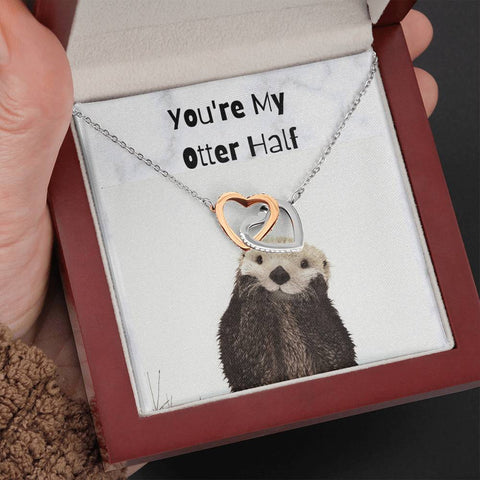 You Are My OTTER Half - Heart Shaped Necklace