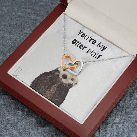 You Are My OTTER Half - Heart Shaped Necklace