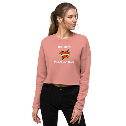 Crop Sweatshirt - Bachelorette Ride Or Die